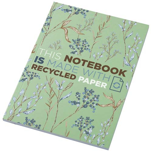 Carnet souple A5 à personnaliser Novella Austen 50 pages Vert 